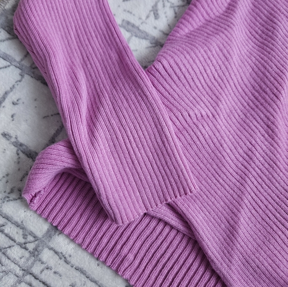 Knit Wrap Sweater pink rose - Picture 6 of 9